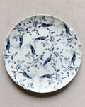Delicate Blue and White Dinner Plate