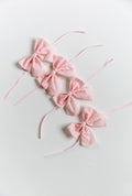 Charming Velvet Bows Set Of 4