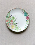 Delicate Botanical Bread Plate